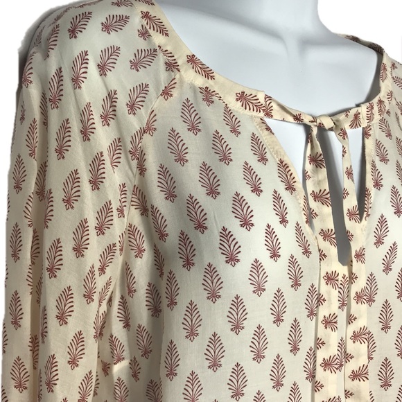 Sanctuary Printed Boho Peasant Top NWT Small - Picture 6 of 8